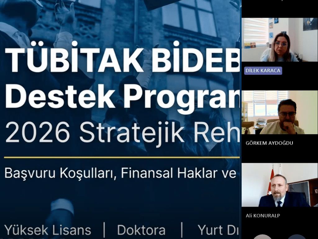 Lisansüstü Öğrencilerine Yönelik TÜBİTAK Burs Programları ile TÜBİTAK ve BAP Proje Desteklerine Yönelik Bilgilendirme Toplantısı Gerçekleştirildi
